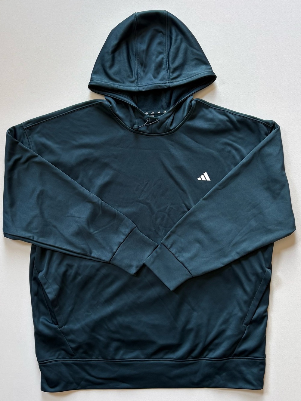 Adidas Womens AEROREADY Fleece Hoodie XL Arctic Night
